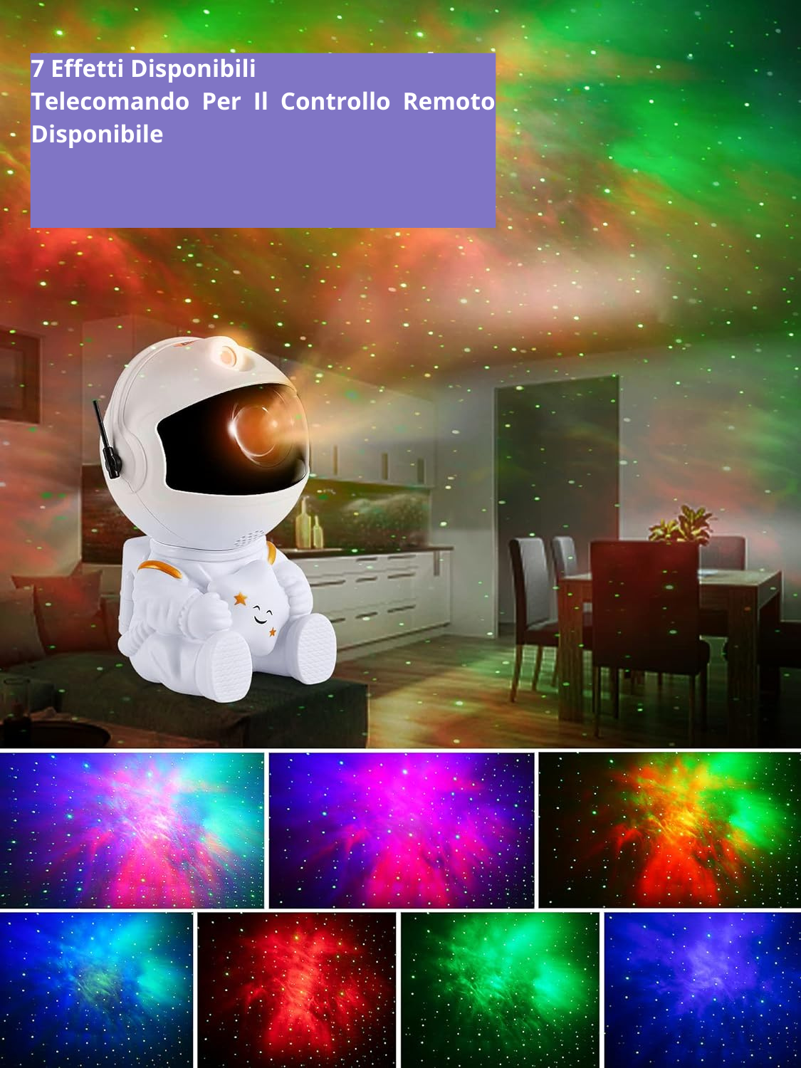 Proiettore stelle astronauta