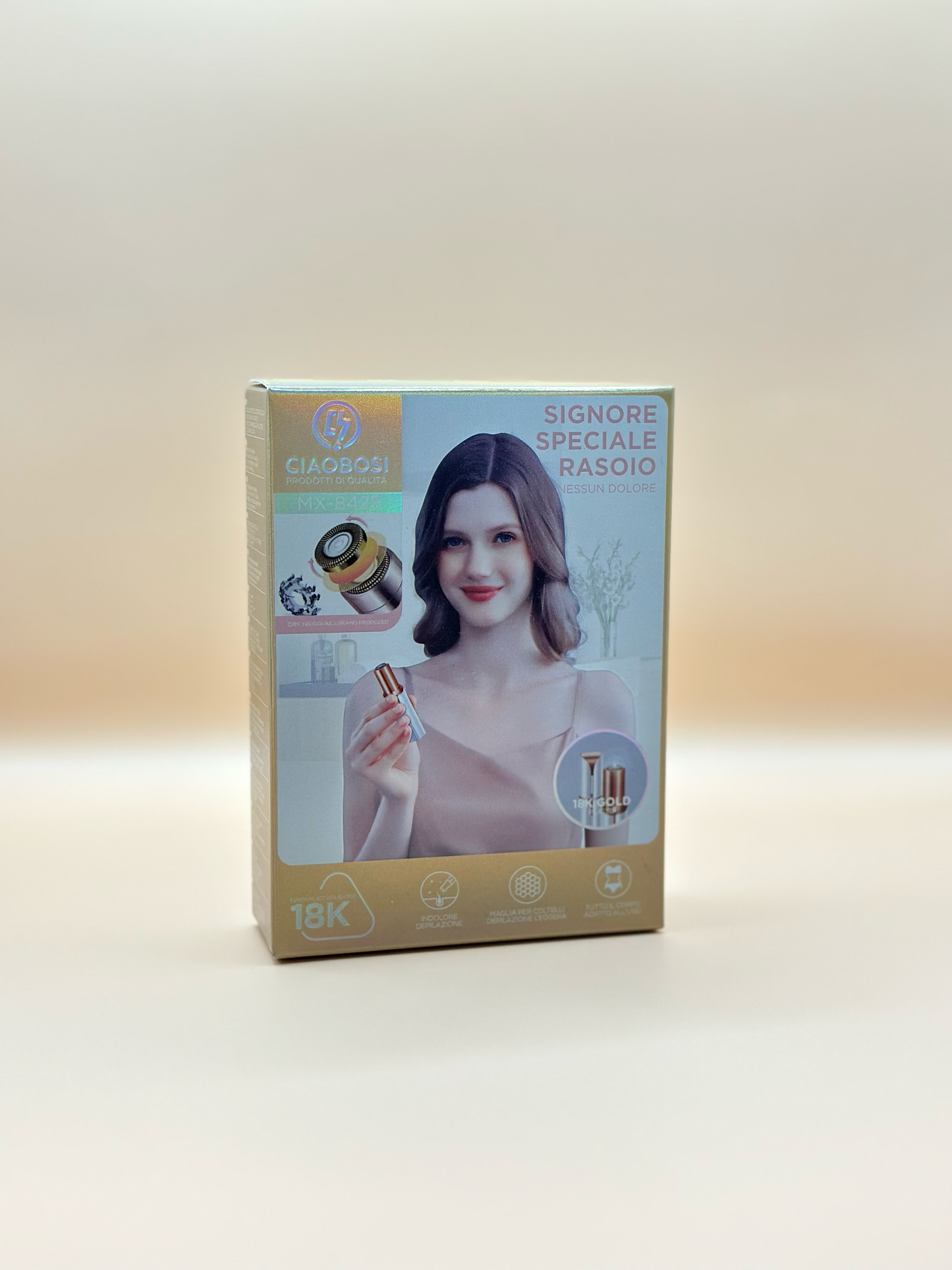 Rasoio a forma di Rossetto