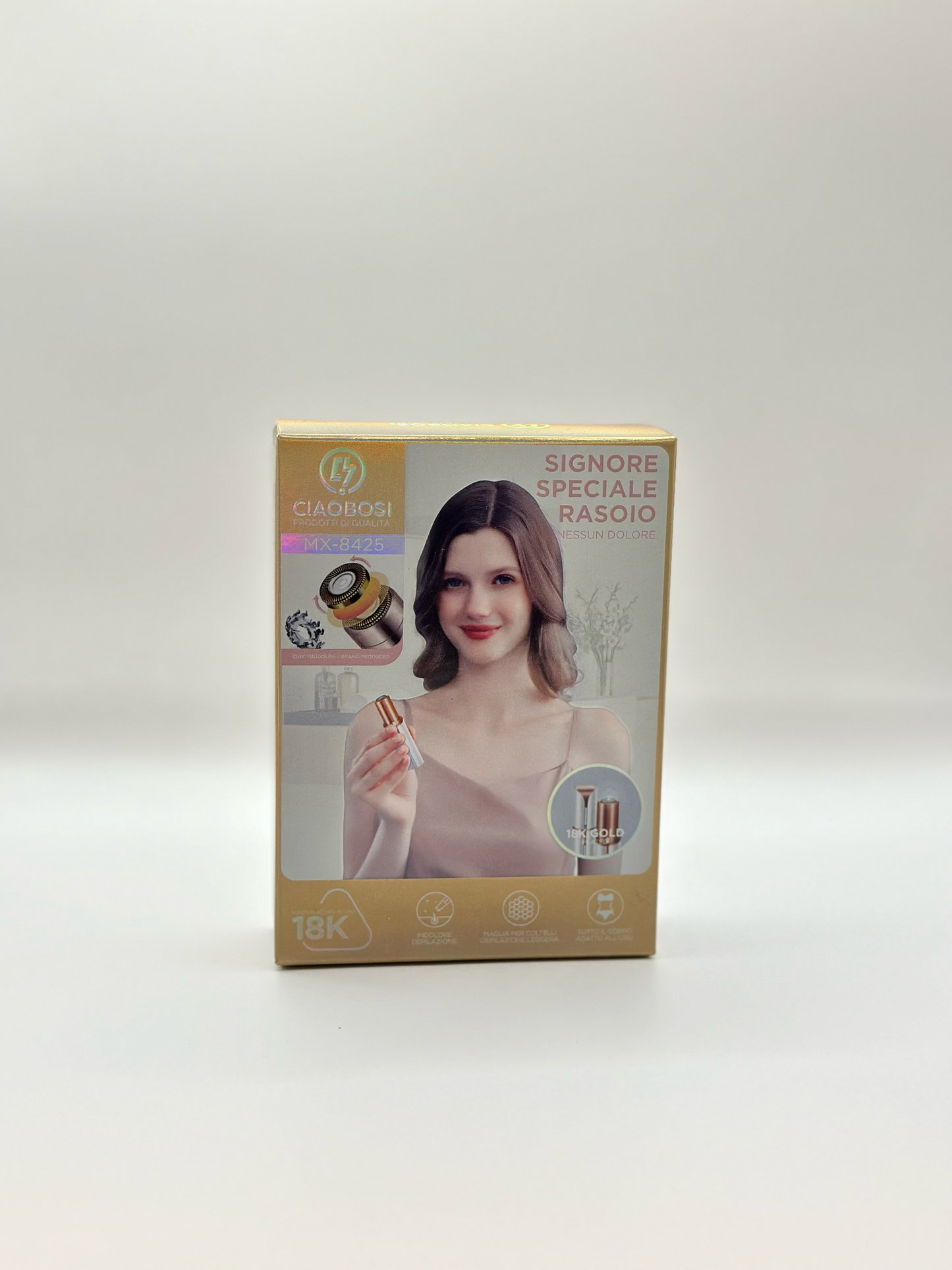 Rasoio a forma di Rossetto