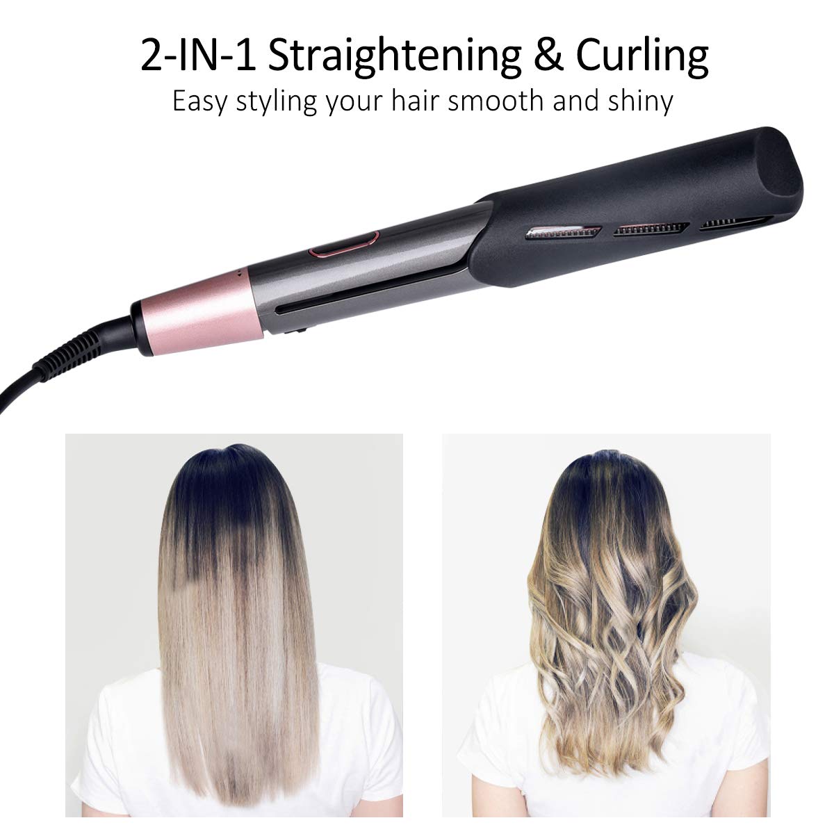 Piastra 2 in 1 Wavy