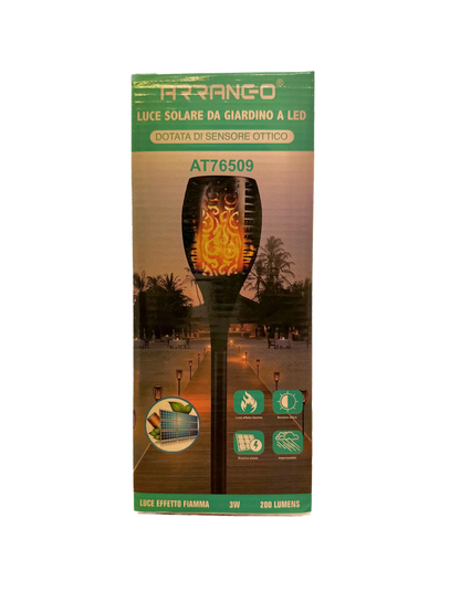 Torcia solare con Effetto Fuoco Sun Blaze - BUNDLE 3 Pezzi
