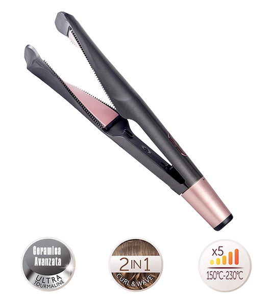 Piastra 2 in 1 Wavy